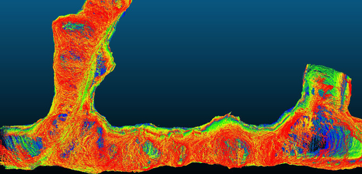 Trabajo de levantamiento LiDAR